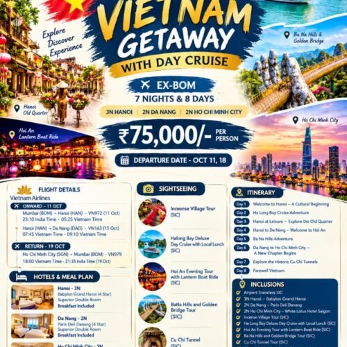 Vietnam Getaway with Day Cruise
