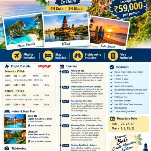 Bali Getaway: Ex Delhi