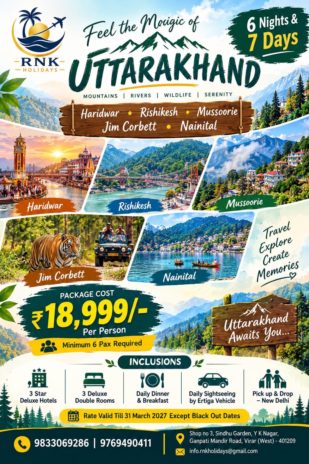 Uttarakhand Explorer: Nature, Peace & Wildlife
